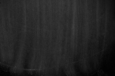 Üniversitede Boş ön Gerçek siyah tebeşir tahtası arka plan dokusu 