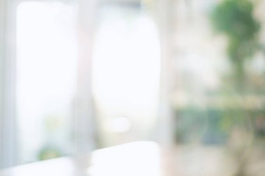 Sunum şablonu tasarımı için mutfak odası konseptinde soyut bulanık sabah kahvaltısı, ürün metin afişi için boş alan. 