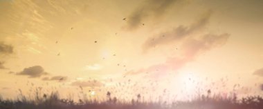 Günbatımı, ibadet, Noel, Paskalya, İsa 'nın Silüeti Şükran Günü duası ve şükran duası konsepti üzerine Haçlı İsa' nın Silüeti