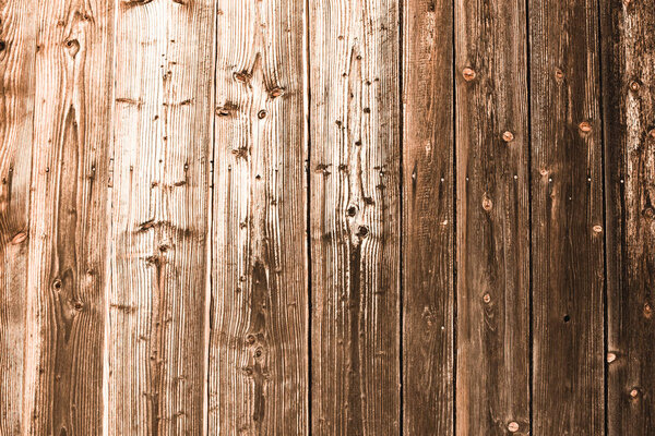 brown weathered aged wooden planks with copy space