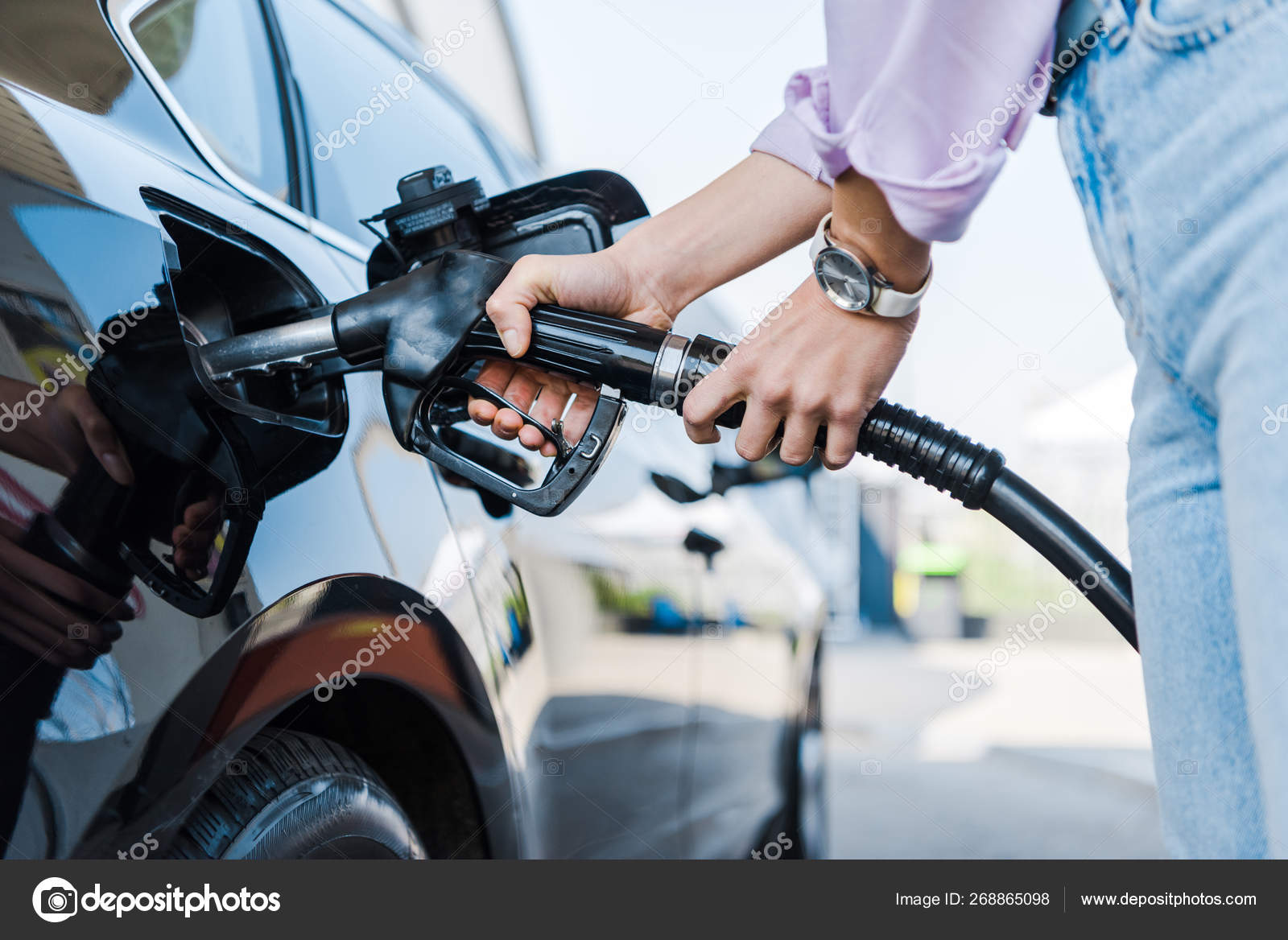 Surtidor de gasolina Stockfotos, lizenzfreie Surtidor de gasolina
