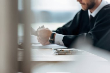 masada dolar banknotlar yakın Yargıç seçici odak 