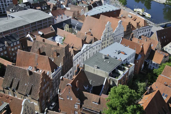 Lübeck Vom Petrikirchturm — Stockfoto