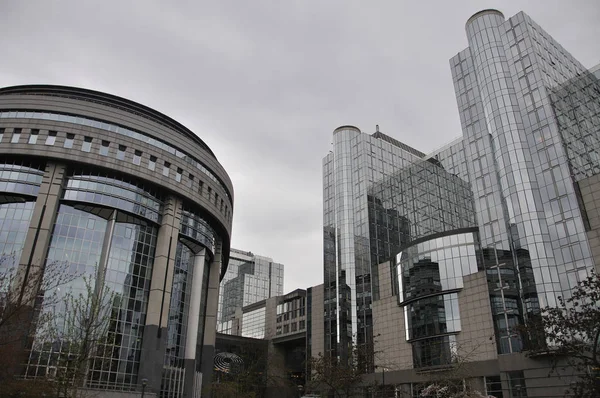 Edificios Oficinas Parlamento Europeo Bruselas — Foto de Stock