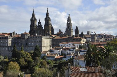 Şehir Manzaralı Santiago de Compostele