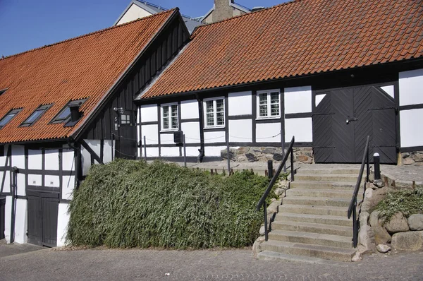 Casas Antiguas Helsingborg — Foto de Stock