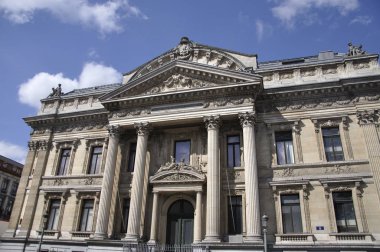 Arka yan Brüksel Menkul Kıymetler Borsası 