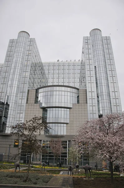 Edificio Oficinas Parlamento Europeo — Foto de Stock