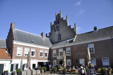 Campveerse toren ve Terrase Içinde Veere