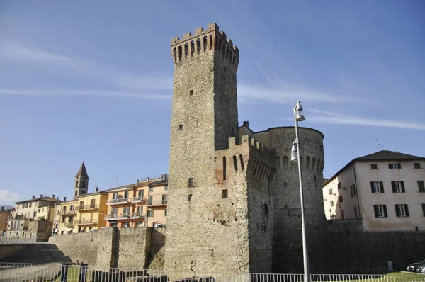 Pohled Město Umbertide Rocca — Stock fotografie