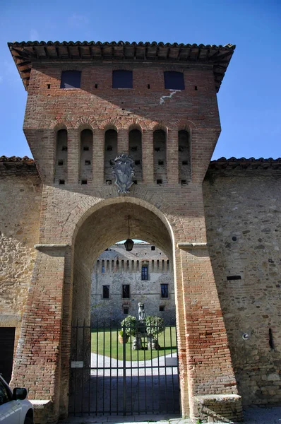 Oblouk Zdi Civitella Ranieri Umbrii — Stock fotografie