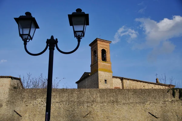 Mura Della Città Città Catello Umbria — Foto Stock