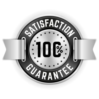 Gümüş yüzde 100 memnuniyeti rozeti