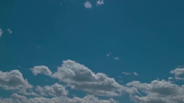 Kumuluswolken Zeitraffer — Stockvideo