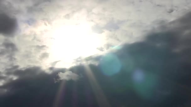 Video Von Dunklen Gewitterwolken — Stockvideo