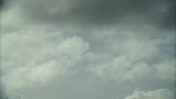 Wolken Bewegen Vor Einem Sturm — Stockvideo