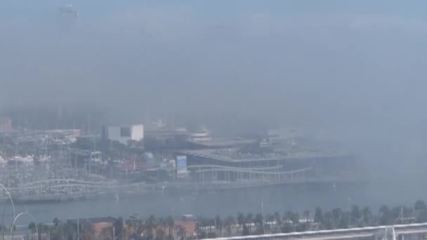 巴塞罗那污染视频 — 图库视频影像