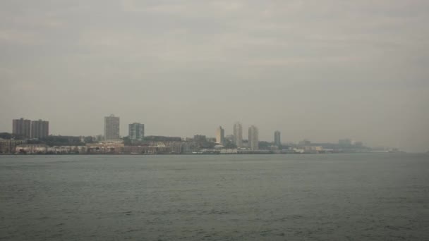 新泽西横跨海湾 — 图库视频影像