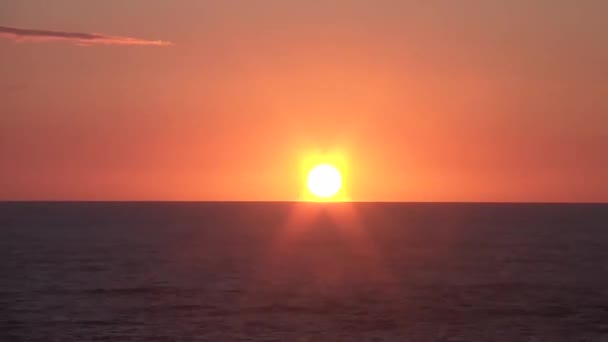 Video Západu Slunce Poblíž Karmel — Stock video