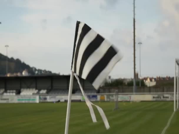 Video Bandera Esquina — Vídeo de stock