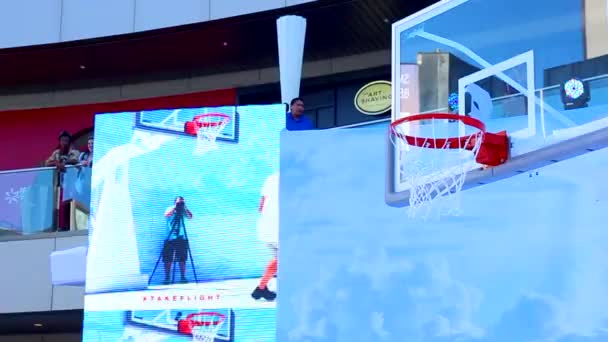 Slow Motion Slam Dunk — Videoclip de stoc