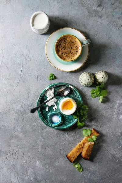 Mjuka kokt ägg — Stockfoto