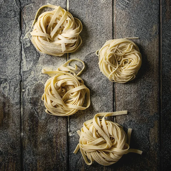 Homemade uncooked pasta — Stock Photo, Image