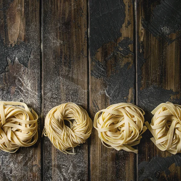 Homemade uncooked pasta — Stock Photo, Image