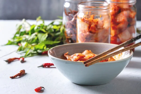 Aperitivo coreano kimchi — Fotografia de Stock