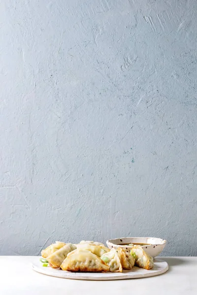 Dumplings Gyozas potstickers — Stock Photo, Image