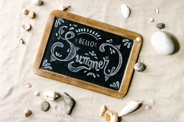 Summer theme on sand