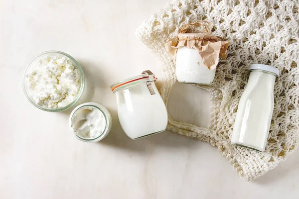 Süt ürünleri seti — Stok fotoğraf