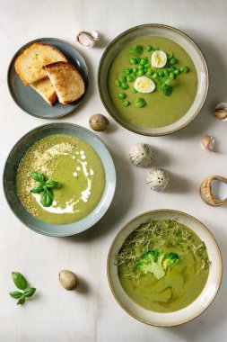 yeşil sebze çorbası