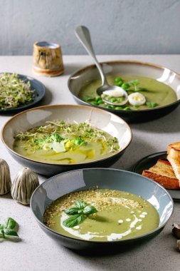 yeşil sebze çorbası