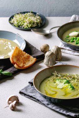 yeşil sebze çorbası