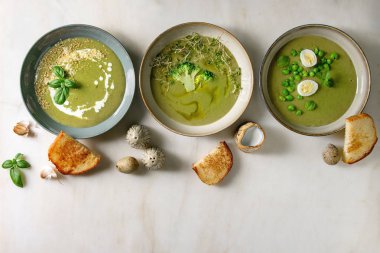 yeşil sebze çorbası