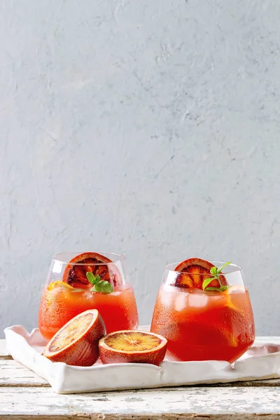 Bloedsinaasappel cocktail — Stockfoto