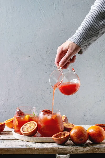 Cocktail laranja sangue — Fotografia de Stock