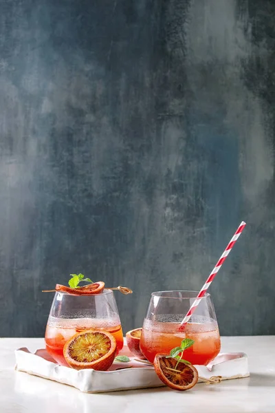 Cocktail laranja sangue — Fotografia de Stock