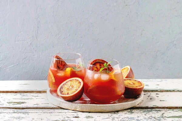 Cocktail laranja sangue — Fotografia de Stock