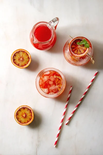 Bloedsinaasappel cocktail — Stockfoto