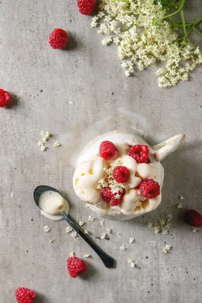 Sorvete de gelato de ricota — Fotografia de Stock