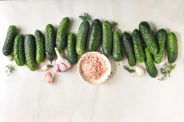 Cucumbers ready for pickled — Stock Photo, Image