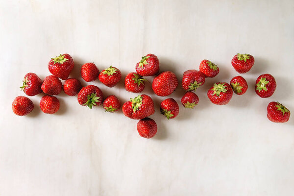 Fresh garden strawberries