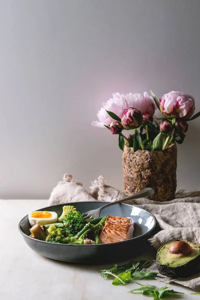 Cena dietética cetogénica — Foto de Stock