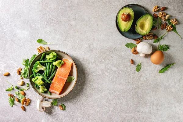 Ingredientes de dieta cetogénica — Foto de Stock