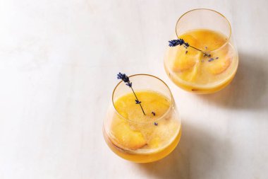 Şeftali kokteyl limonata