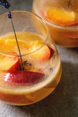 Şeftali kokteyl limonata