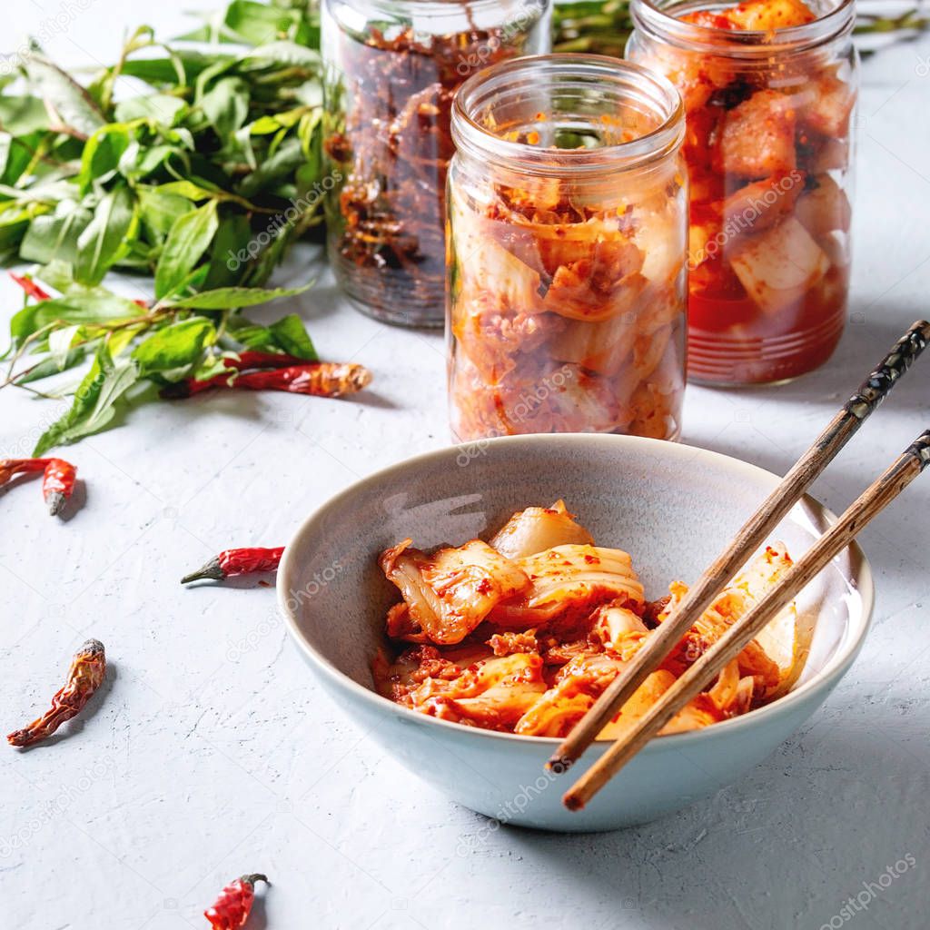 Korean appetizer kimchi