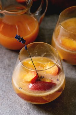 Şeftali kokteyl limonata